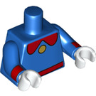 LEGO Blauw Scrooge McDuck Minifig Torso (973 / 88585)