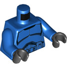 LEGO Blue Senate Commando Trooper Minifig Torso (973 / 76382)