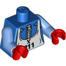 LEGO Blau Skier Torso (973 / 88585)