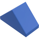 LEGO Bleu Pente 1 x 2 (45°) Double avec barre intérieure (3044)