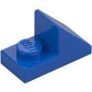 LEGO Blauw Helling 1 x 2 (45°) met Plaat (15672 / 92946)