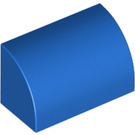 LEGO Bleu Pente 1 x 2 Incurvé (37352 / 98030)