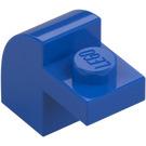 LEGO Blauw Helling 1 x 2 x 1.3 Gebogen met Plaat (6091 / 32807)