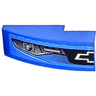LEGO Blue Slope 1 x 3 Curved with Front Light Right Sticker (50950)