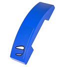 LEGO Blue Slope 1 x 4 Curved Double with Front light left Sticker (93273)