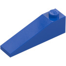 LEGO Blue Slope 1 x 4 x 1 (18°) (60477)