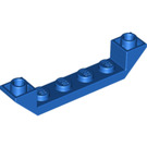 LEGO Blauw Helling 1 x 6 (45°) Dubbele Omgekeerd met Open Midden (52501)