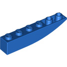 LEGO Bleu Pente 1 x 6 Incurvé Inversé (41763 / 42023)