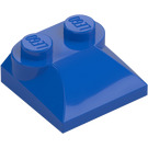 LEGO Blau Schrägstein 2 x 2 Gebogen mit gebogenem Ende (47457)