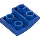 LEGO Blu Pendenza 2 x 2 x 0.7 Curvo Invertito (32803)