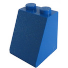 LEGO Bleu Pente 2 x 2 x 2 (65°) avec tube inférieur (3678)