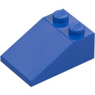 LEGO Blue Slope 2 x 3 (25°) with Rough Surface (3298)