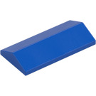 LEGO Blauw Helling 2 x 4 (25°) Dubbele (3299)