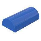 LEGO Blue Slope 2 x 4 Curved without Groove (6192 / 30337)