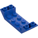 LEGO Blue Slope 2 x 6 (45°) Double Inverted with Open Center (22889)