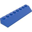 LEGO Blauw Helling 2 x 8 (45°) (4445)