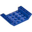 LEGO Blue Slope 4 x 6 (45°) Double Inverted with Open Center with 3 Holes (30283 / 60219)