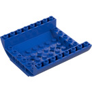 LEGO Blue Slope 8 x 8 x 2 Curved Inverted Double (54091)