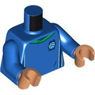 LEGO Blue Soccer Player Torso with Flesh Hands (973 / 76382)