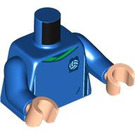 LEGO Blue Soccer Player Torso with Light Flesh Hands (973 / 76382)
