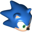 LEGO Blauw Sonic the Hedgehog Hoofd met Winking Gezicht (104237)