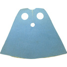 LEGO Blue Standard Cape with Yellow Back with Regular Starched Texture (702)