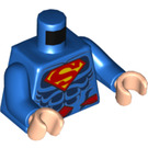 LEGO Bleu Superman, Rebirth Minifig Torse (973 / 76382)