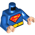 LEGO Modrá Superman s Krátké nohy Minifigurka Trup (973 / 76382)