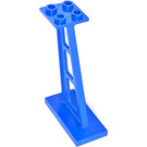 LEGO Blå Support 2 x 4 x 5 Stanchion Inclined med tynd støtte