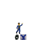 LEGO Blau Technic Figure mit Helm Technische Abbildung