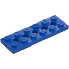 LEGO Blå Technic Plade 2 x 6 med Huller (32001)