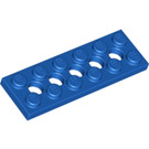 LEGO Blue Technic Plate 2 x 6 with Holes (32001)