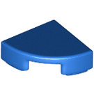 LEGO Blauw Tegel 1 x 1 Kwart Cirkel (25269 / 84411)