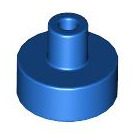 LEGO Blue Tile 1 x 1 Round with Hollow Bar (20482 / 31561)