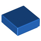 LEGO Blauw Tegel 1 x 1 met groef (3070 / 30039)