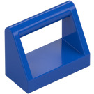 LEGO Blauw Tegel 1 x 2 met Handvat (2432)