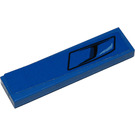 LEGO Blue Tile 1 x 4 with Hood Air Vent (Model Right Side) Sticker (2431)