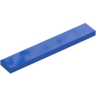 LEGO Blue Tile 1 x 6 (6636)