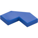 LEGO Blue Tile 2 x 2 Corner with Cutouts (27263)