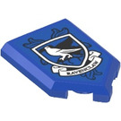 LEGO Blue Tile 2 x 3 Pentagonal with HP 'RAVENCLAW' House Crest Sticker (22385)