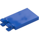 LEGO Blau Fliese 2 x 3 mit Horizontal Clips (Dick geöffnete O-Clips) (30350 / 65886)