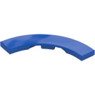 LEGO Blue Tile 4 x 4 Curved Corner with Cutouts (3477 / 27507)