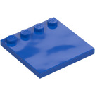 LEGO Blau Fliese 4 x 4 mit Noppen auf Kante (6179)