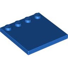 LEGO Bleu Tuile 4 x 4 avec Goujons sur Bord (6179)