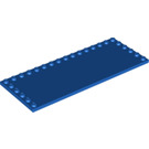 LEGO Blue Tile 6 x 16 with Studs on 3 Edges (6205)