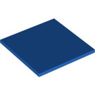 LEGO Blau Fliese 6 x 6 ohne Unterrohre (6881)