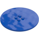 LEGO Blauw Tegel 8 x 8 Rond met 2 x 2 Midden Noppen (6177)