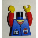 LEGO Blauw Torso met Kustwacht logo en Name Tag (973)