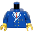 LEGO Blauw Trains Torso (973)