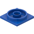 LEGO Blauw Turntable 4 x 4 Vierkant Basis (3403)